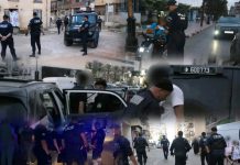 شرطة وهران..مداهمة تسفر عن توققف مبحوث عنهم وحجز 13 سلاح ابيض